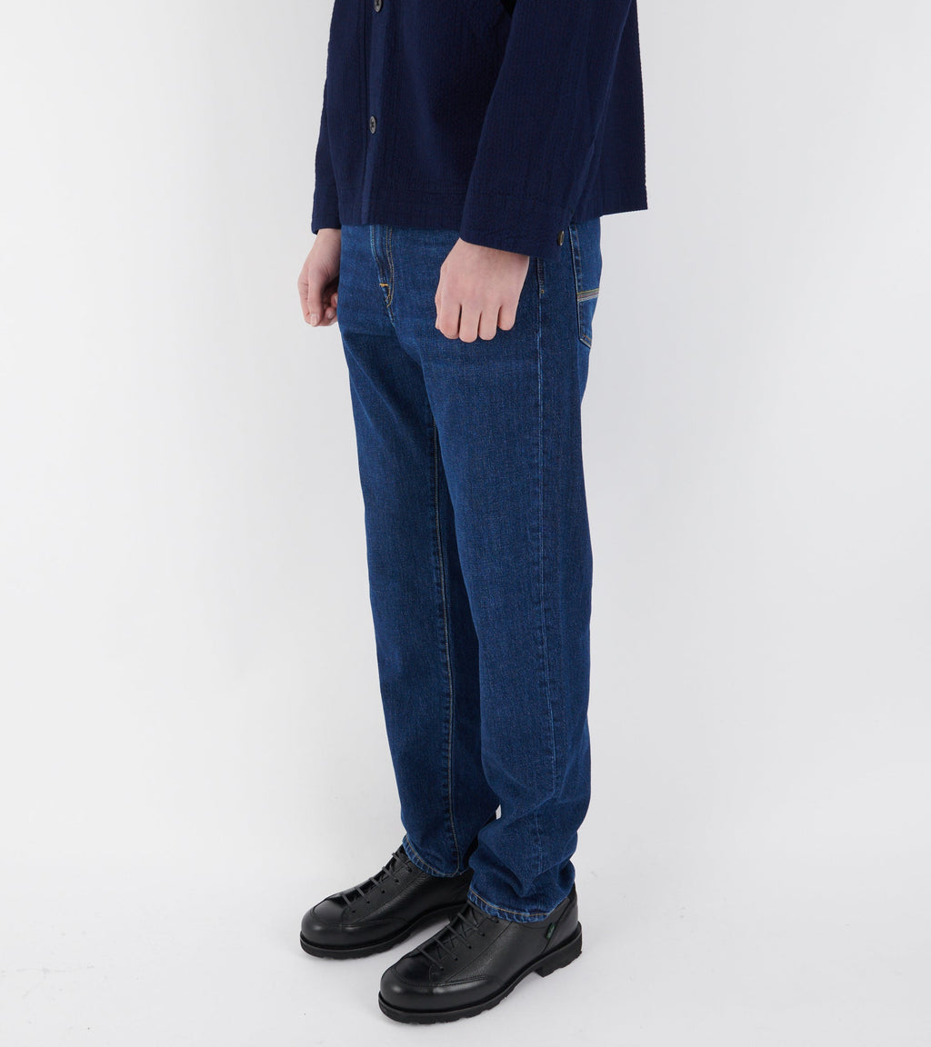 Relaxed Taper Fit Jeans Blue