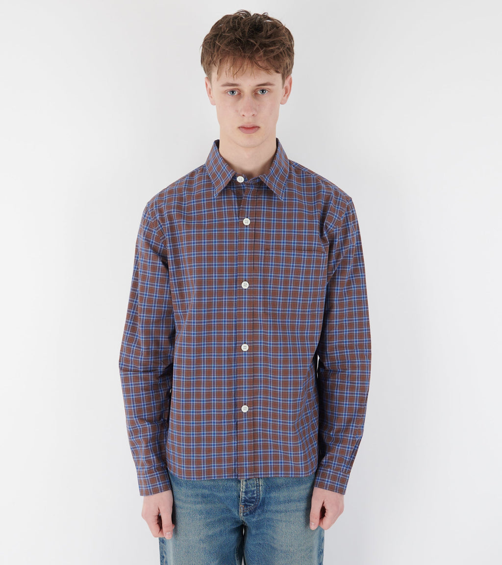 Another Shirt 4.0 Brown/Blue Check