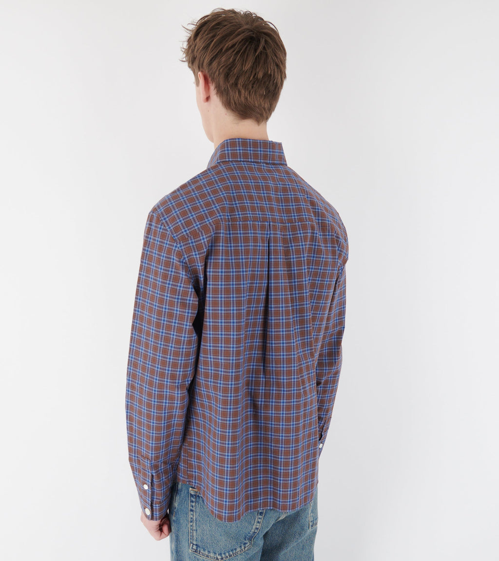 Another Shirt 4.0 Brown/Blue Check