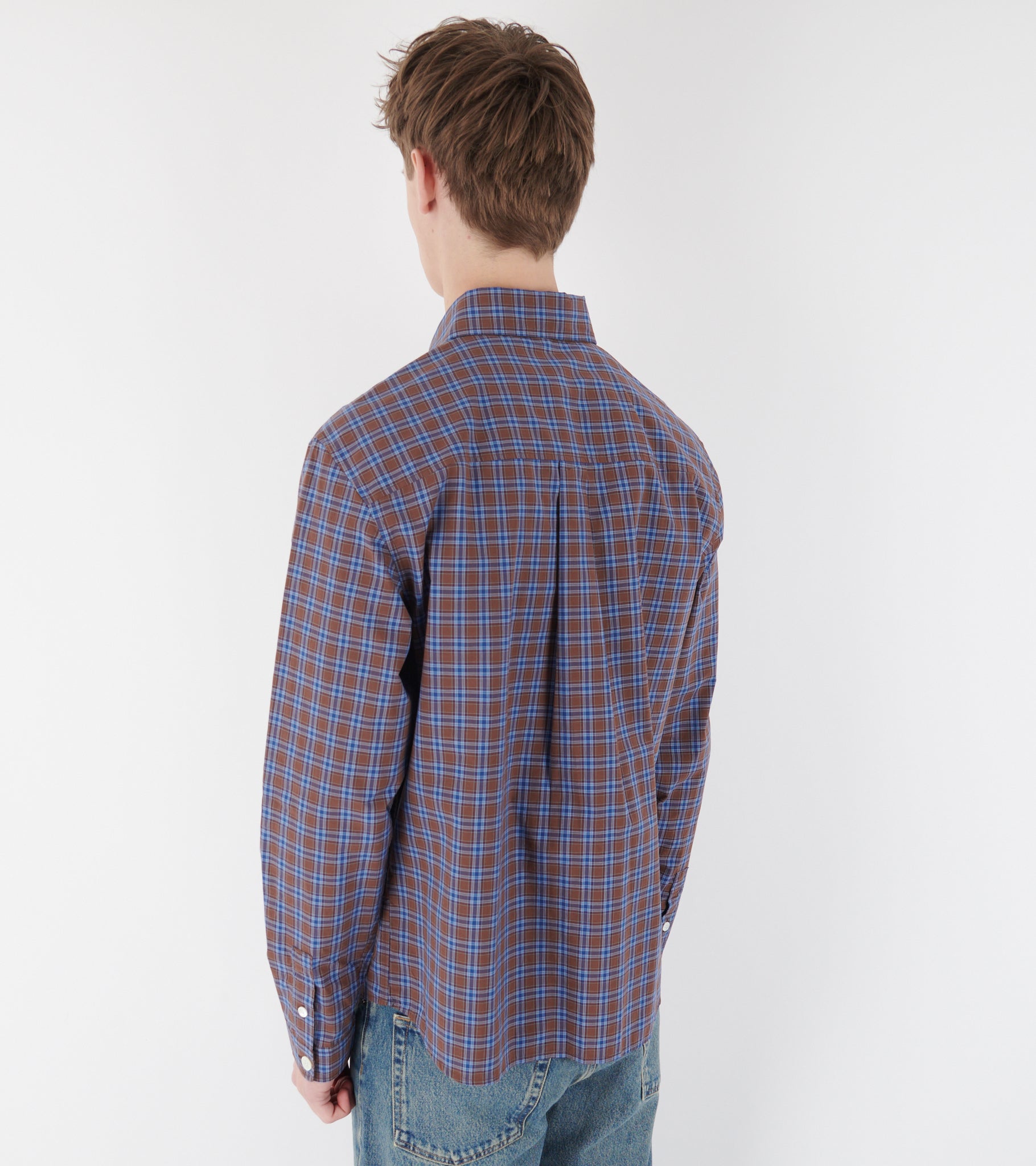 Another Shirt 4.0 Brown/Blue Check