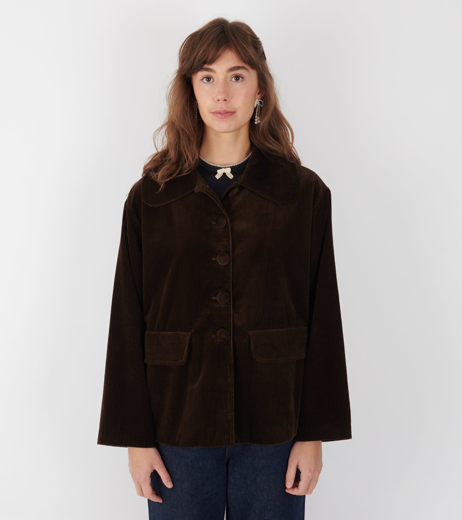 Mati Corduroy Jacket Brown