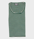 101 Rib NPS Stripes Bottle Green/Ecru