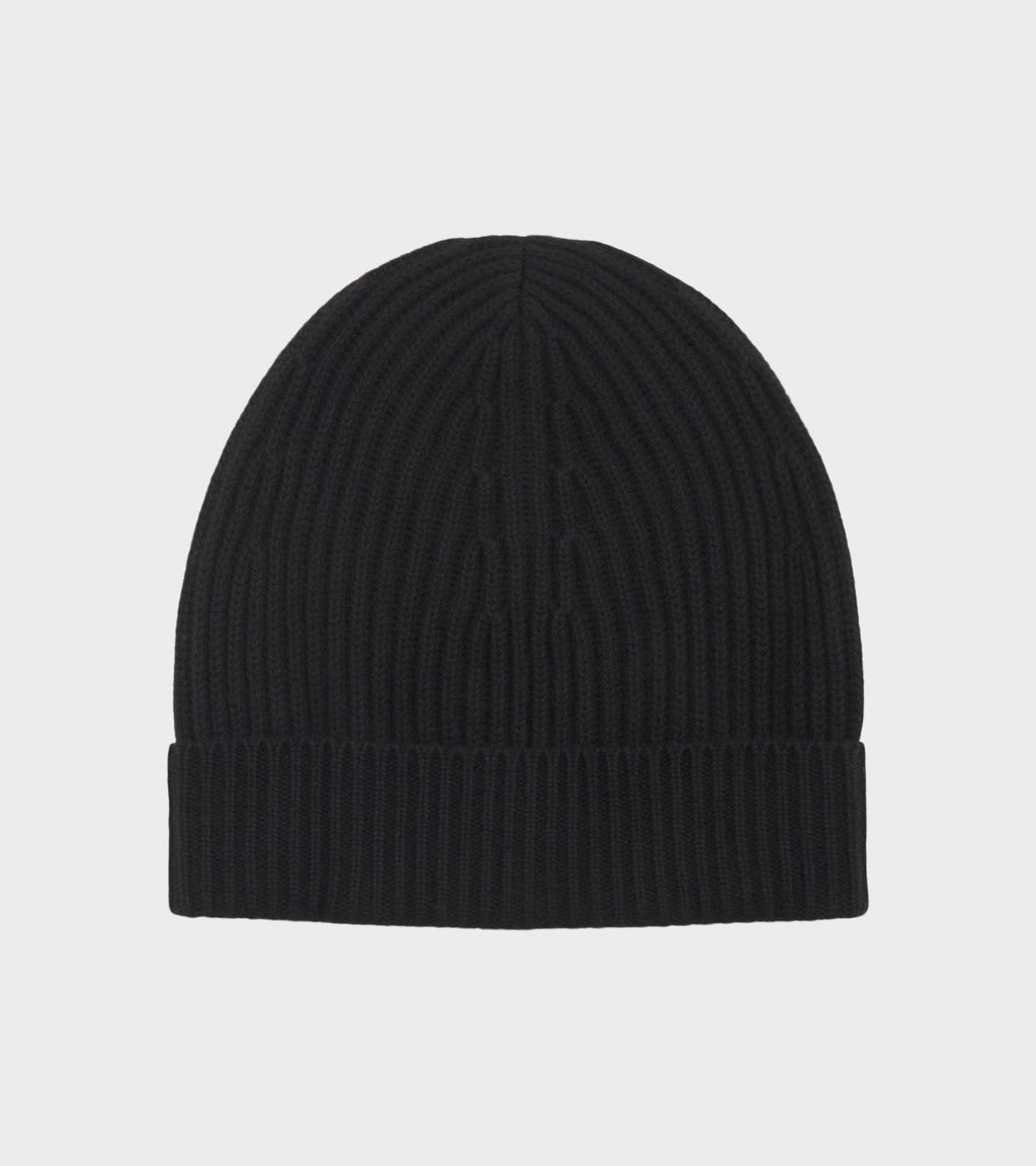 Wool Beanie Black