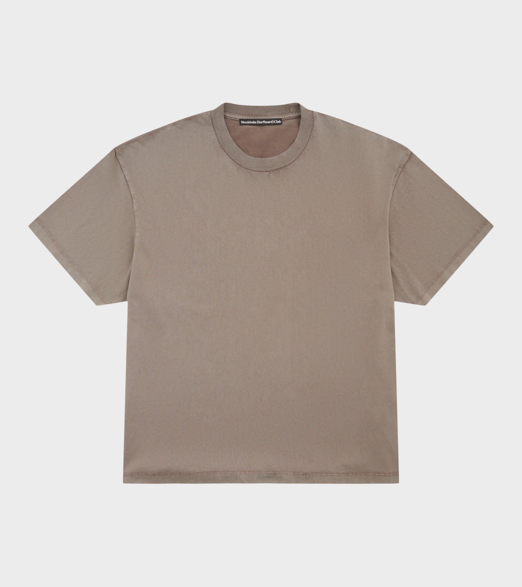 Back Logo Box Tee Earth Brown