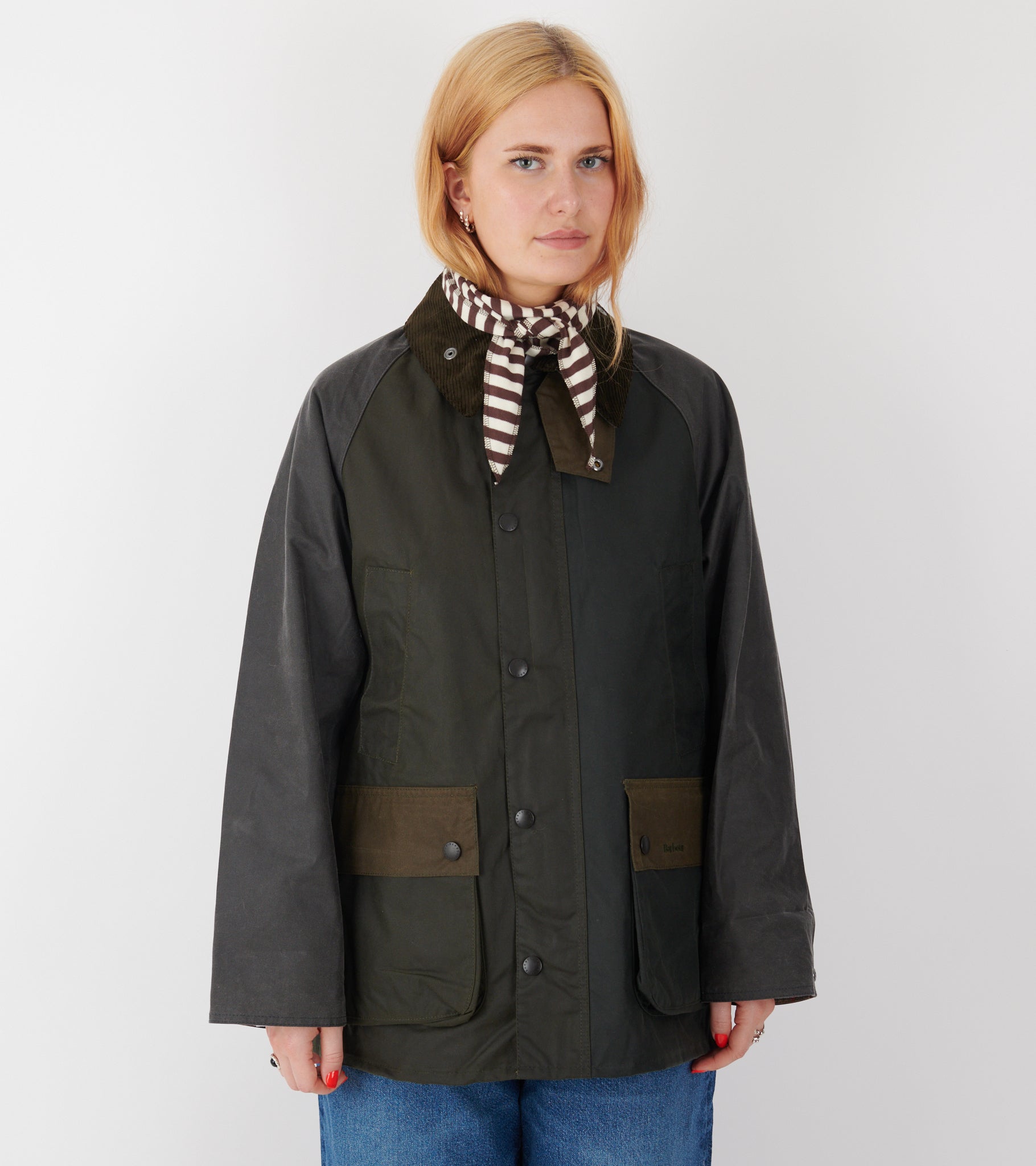 Scarf Triangle Brown/Ecru