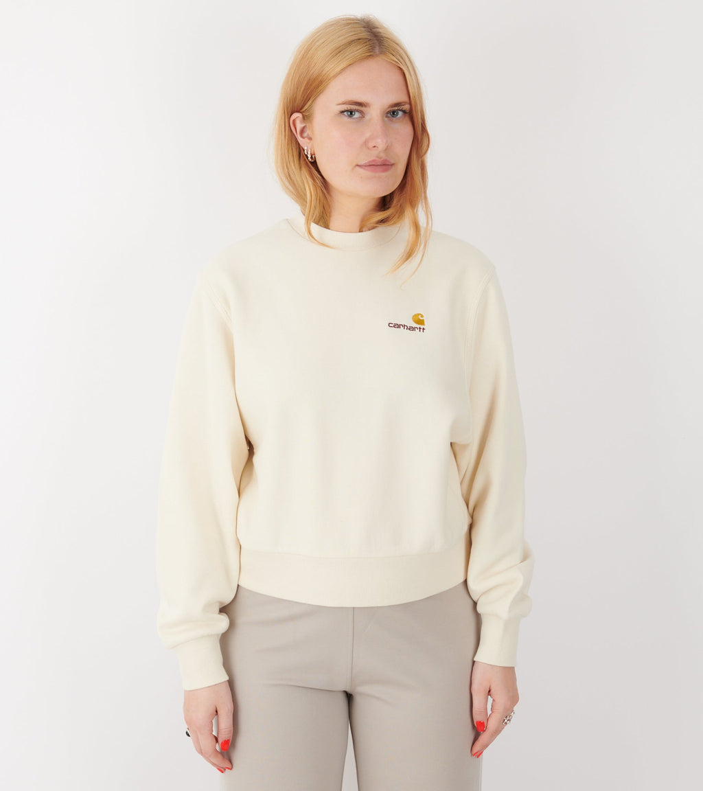 W American Script Sweatshirt Natural