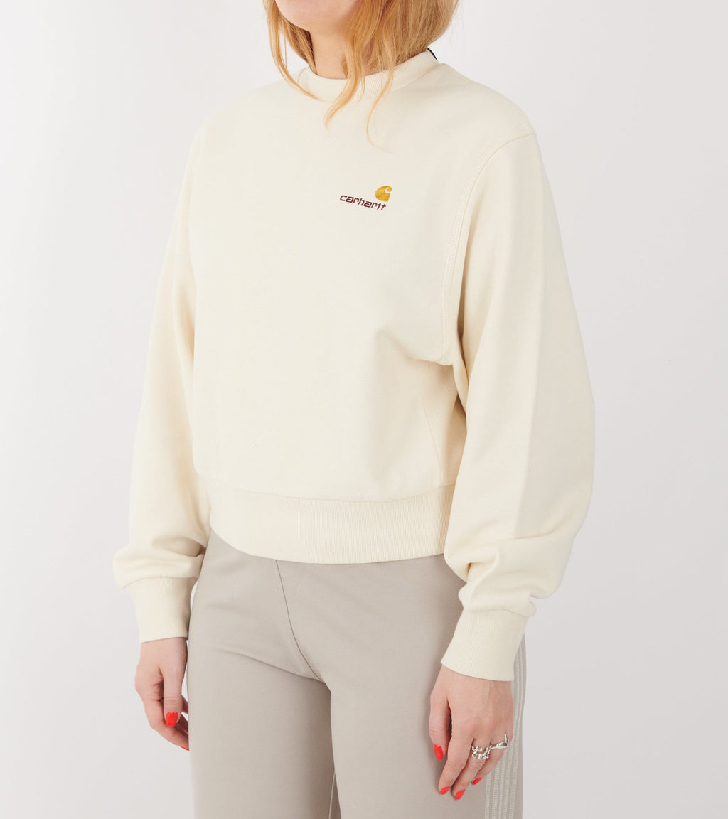 W American Script Sweatshirt Natural