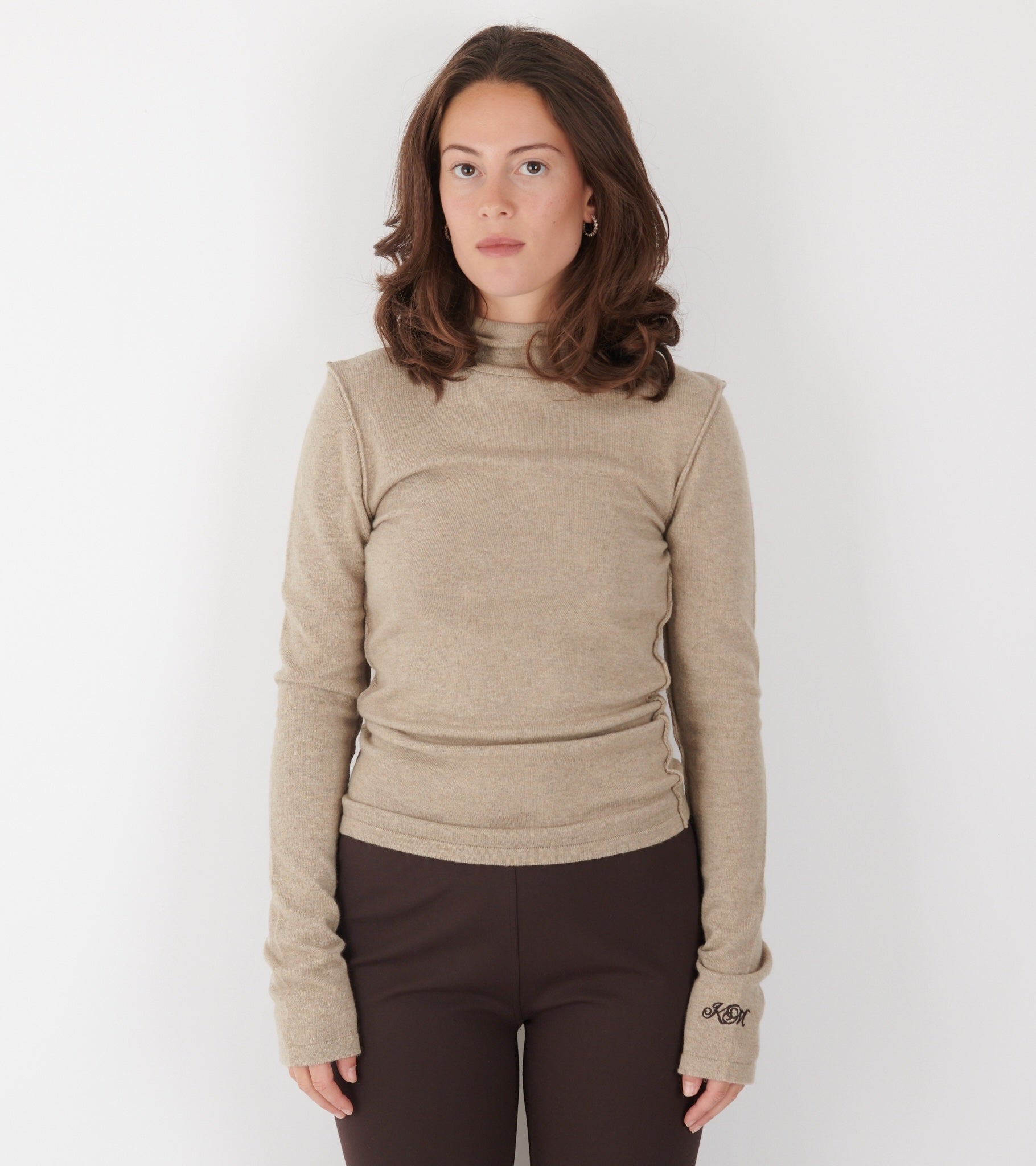 Vitus Dense Hoodie Beige Melange