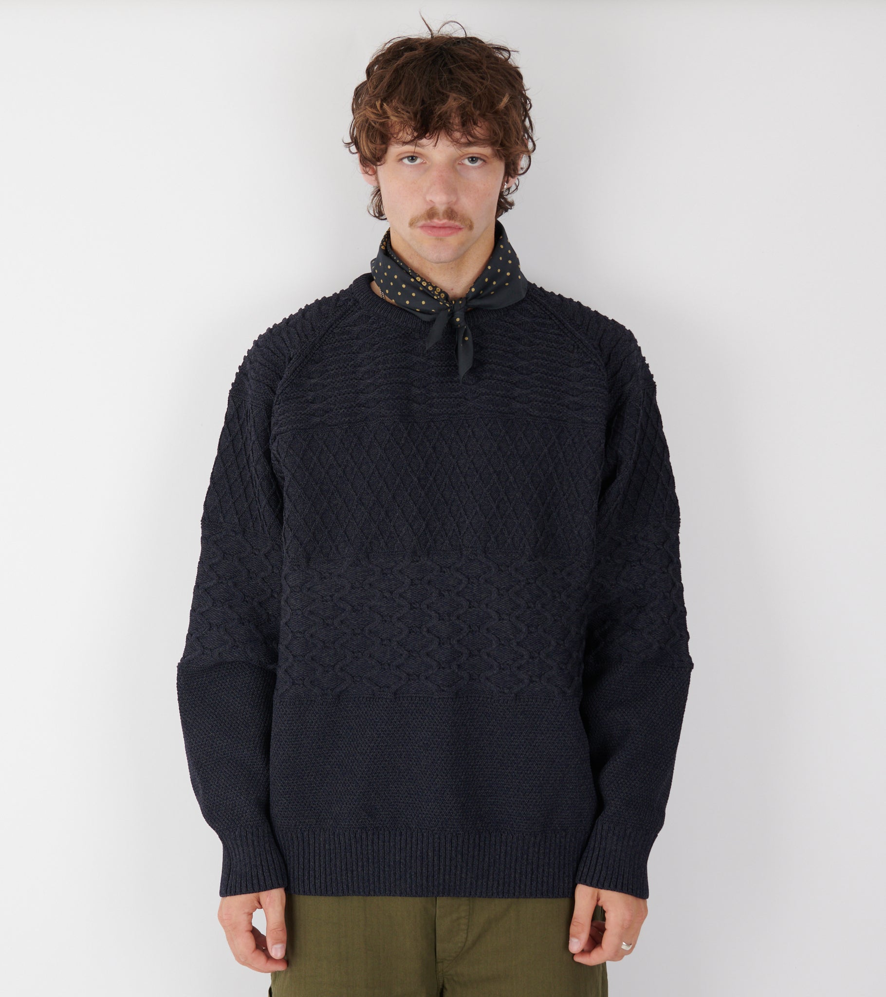 Crew Neck Sweater Dark Navy