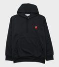 U Red Heart Hoodie Black