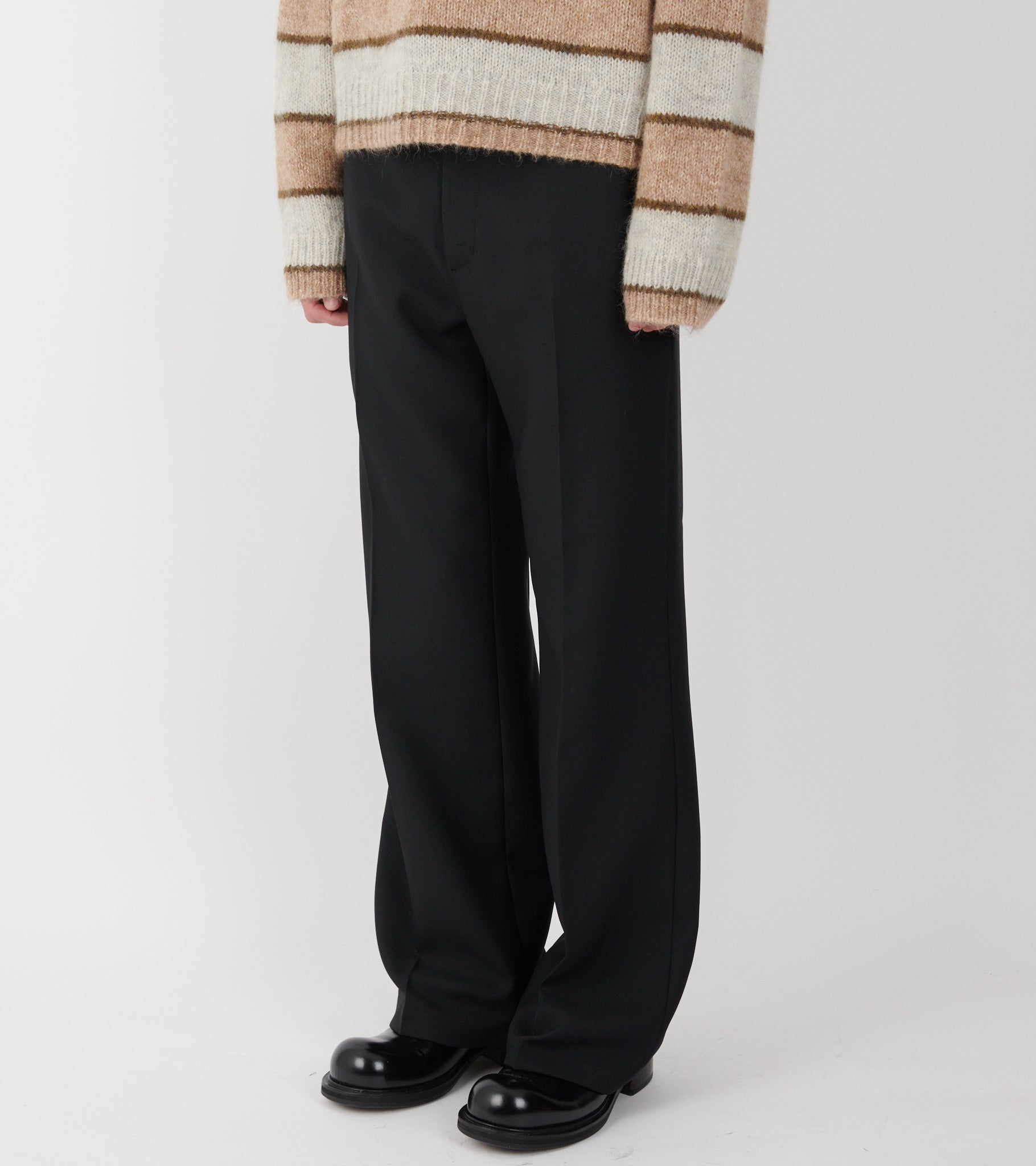 Sune Tailored Bootcut Trousers Black