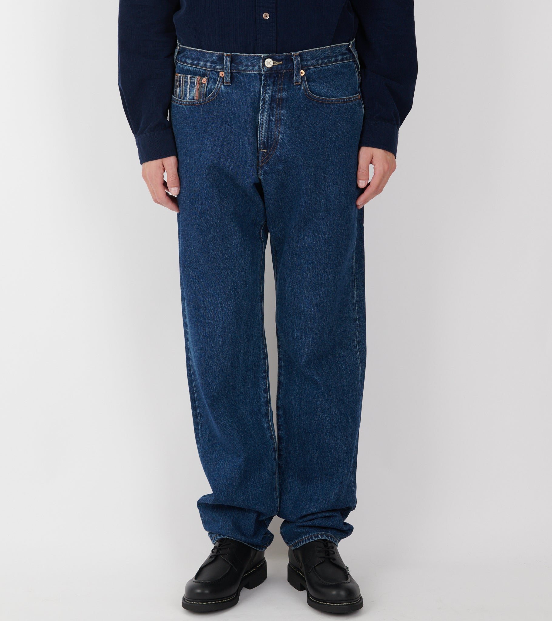 Relaxed Taper Fit Jeans Blue