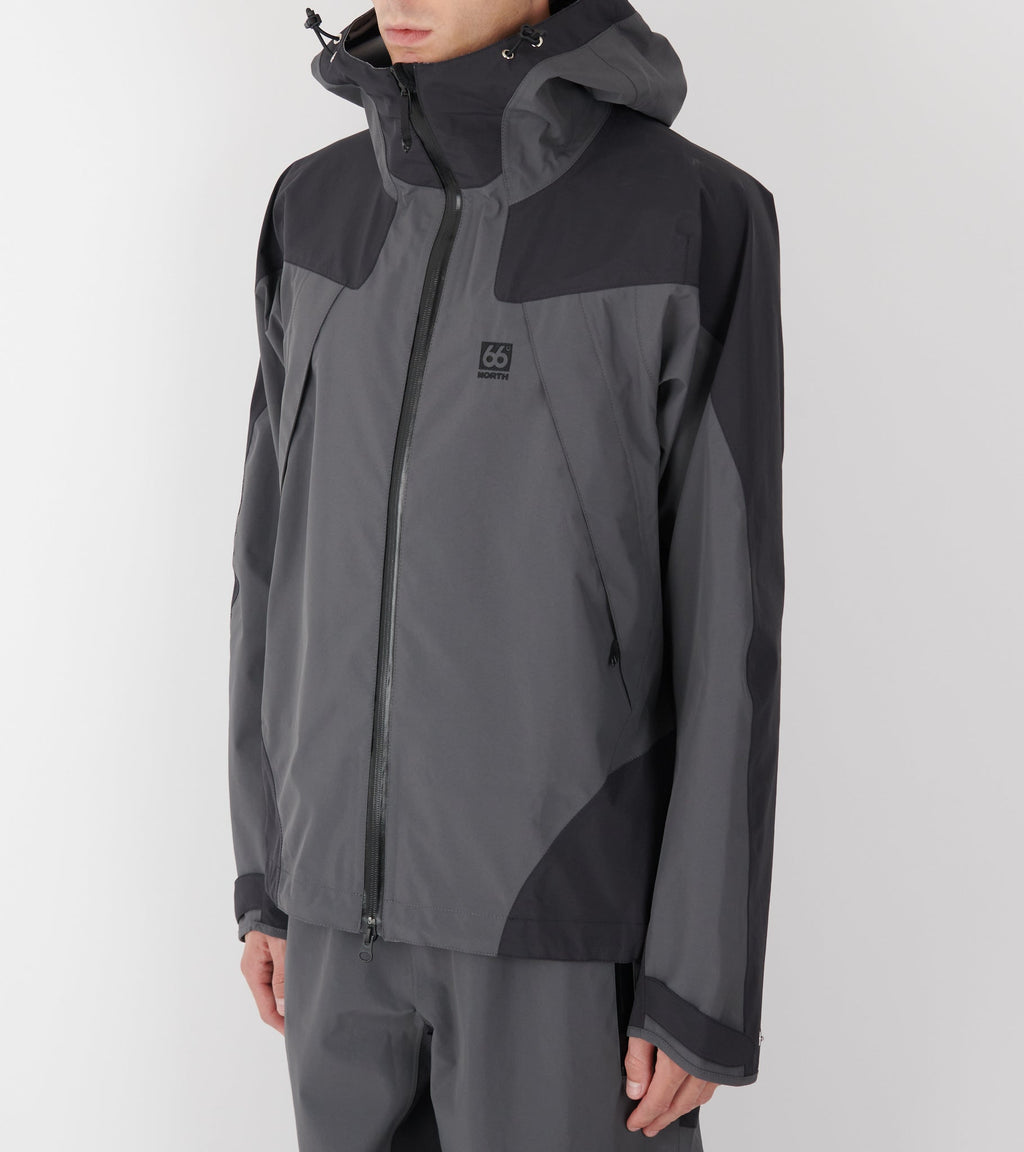 Dyngja Shell Jacket Black/Grey