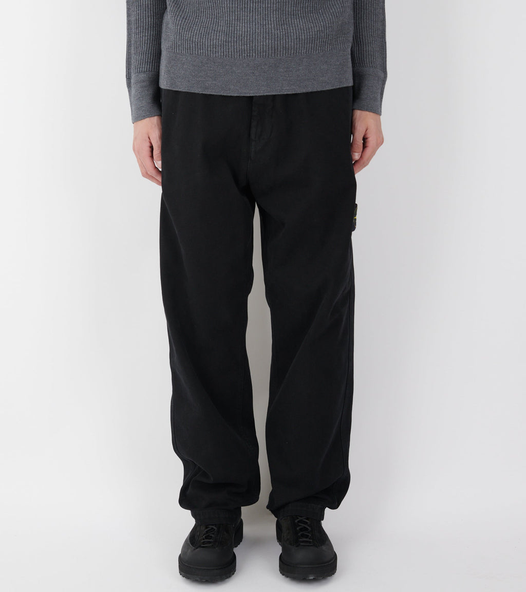 Canvas Trousers Black