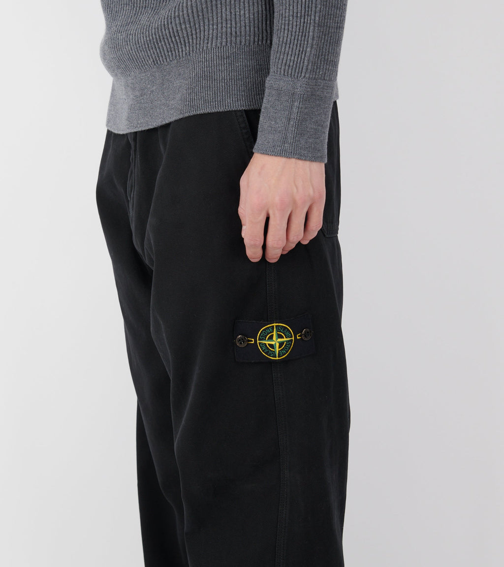 Canvas Trousers Black