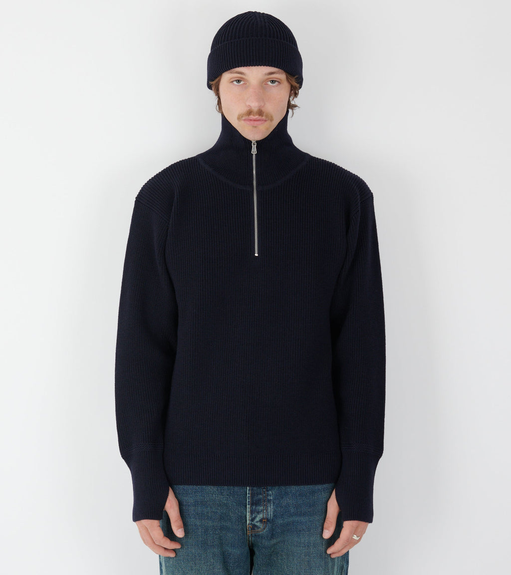 Sailor Half-zip Navy Blue