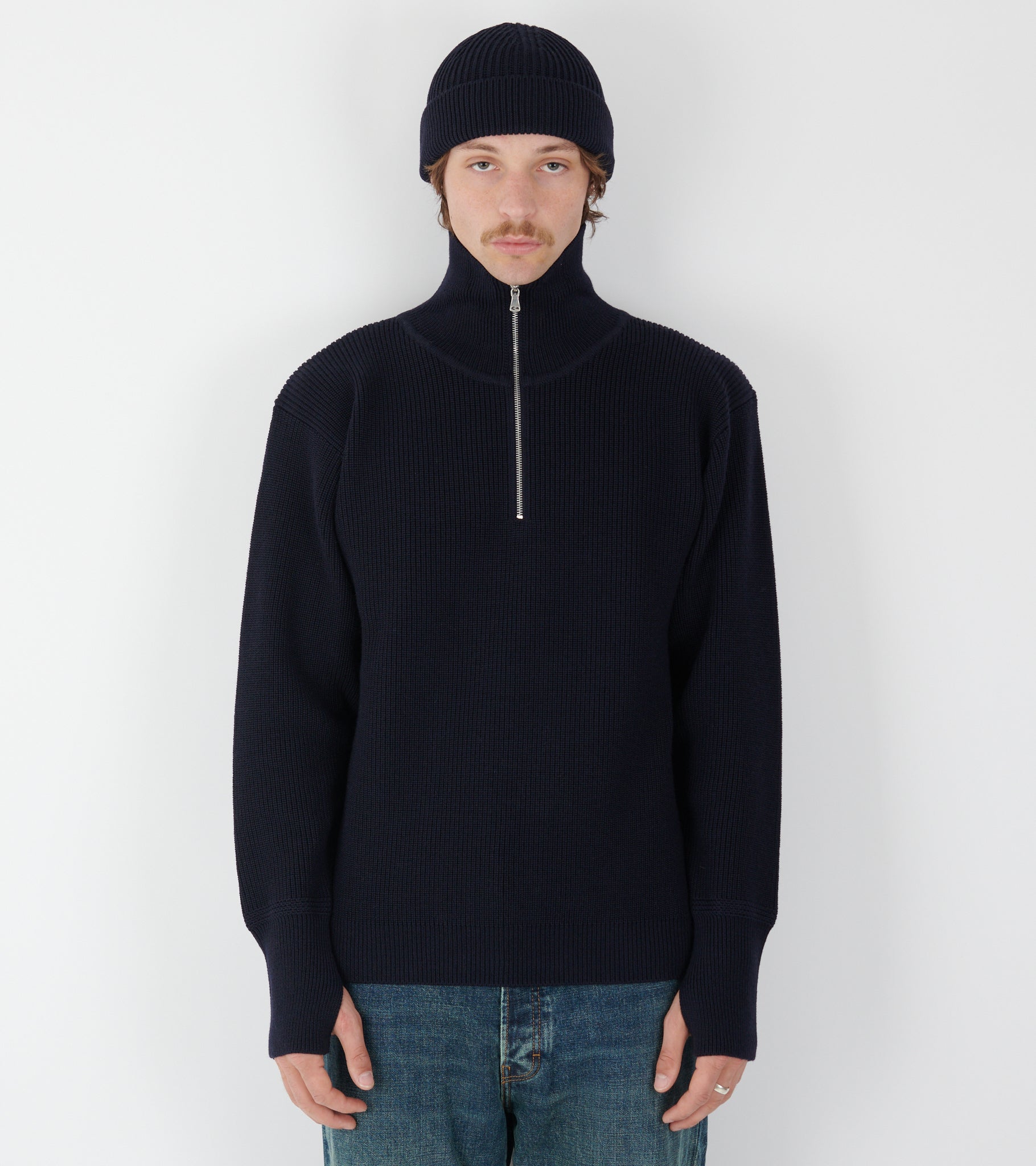 Sailor Half-zip Navy Blue