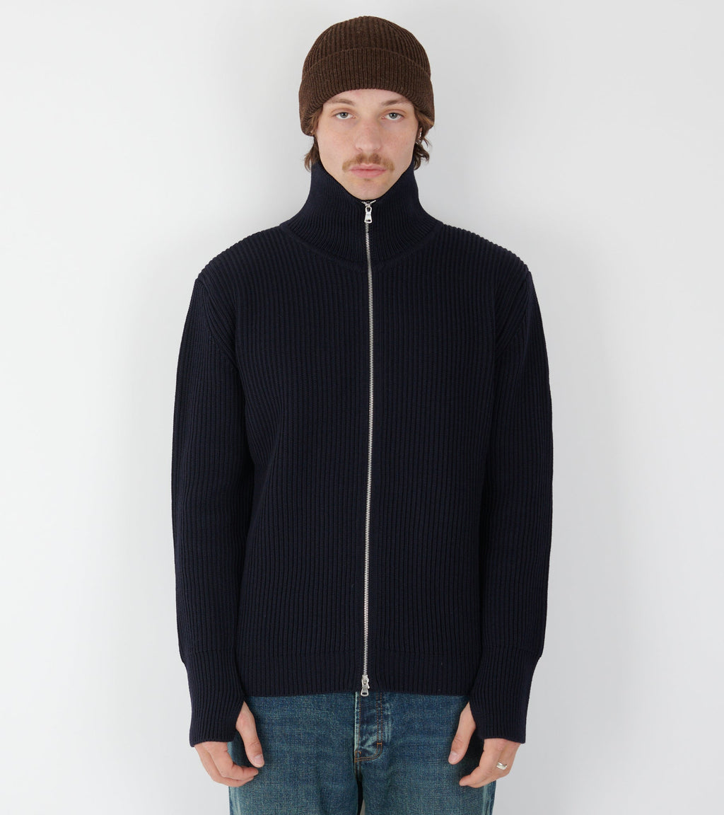 Navy Full-zip Navy Blue