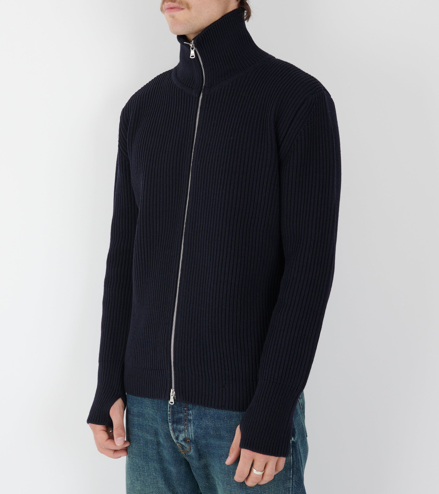 Navy Full-zip Navy Blue