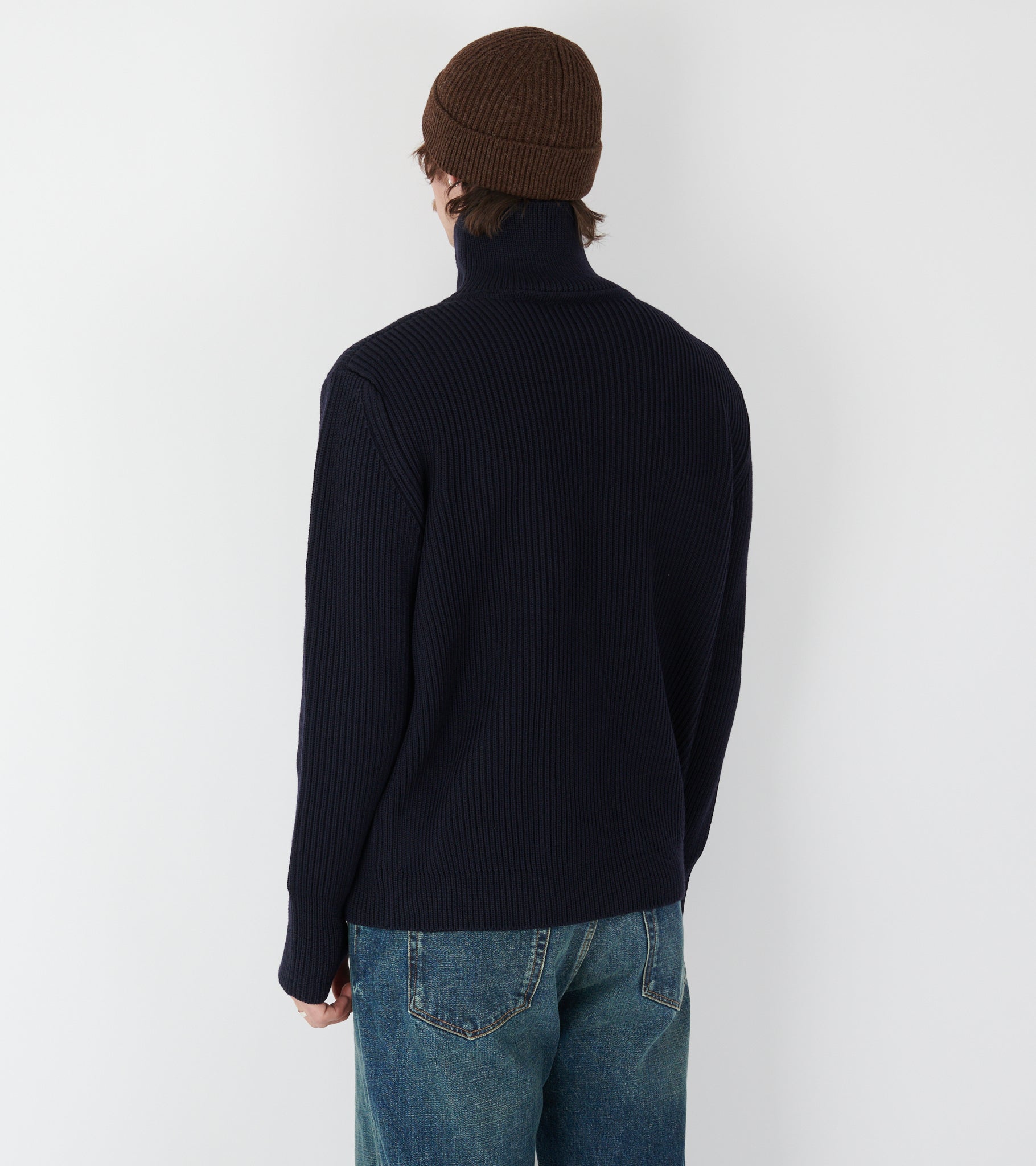 Navy Full-zip Navy Blue
