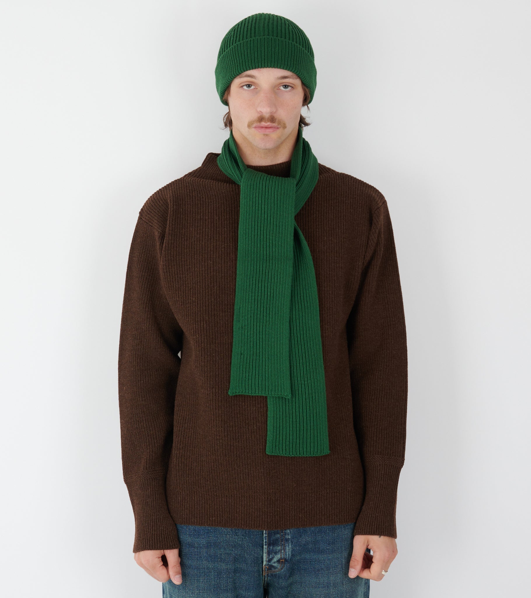 Short Scarf Green