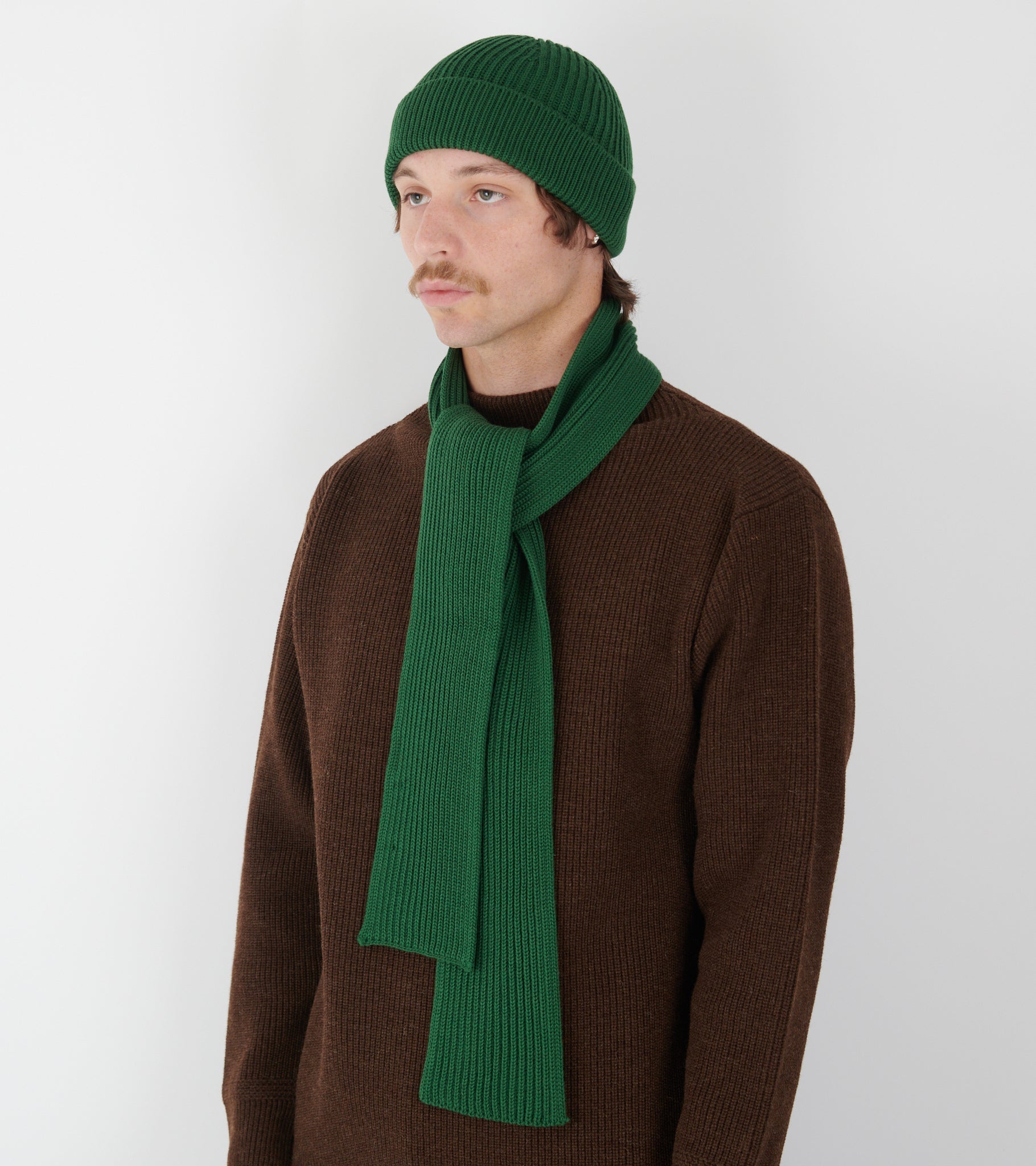 Short Scarf Green