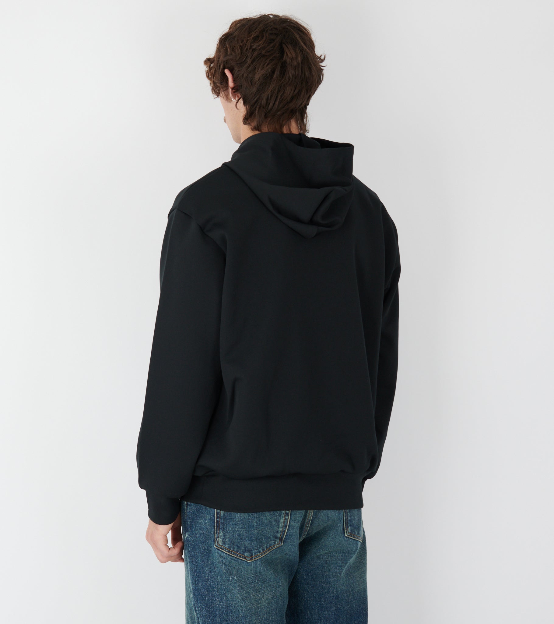 U Red Heart Hoodie Black