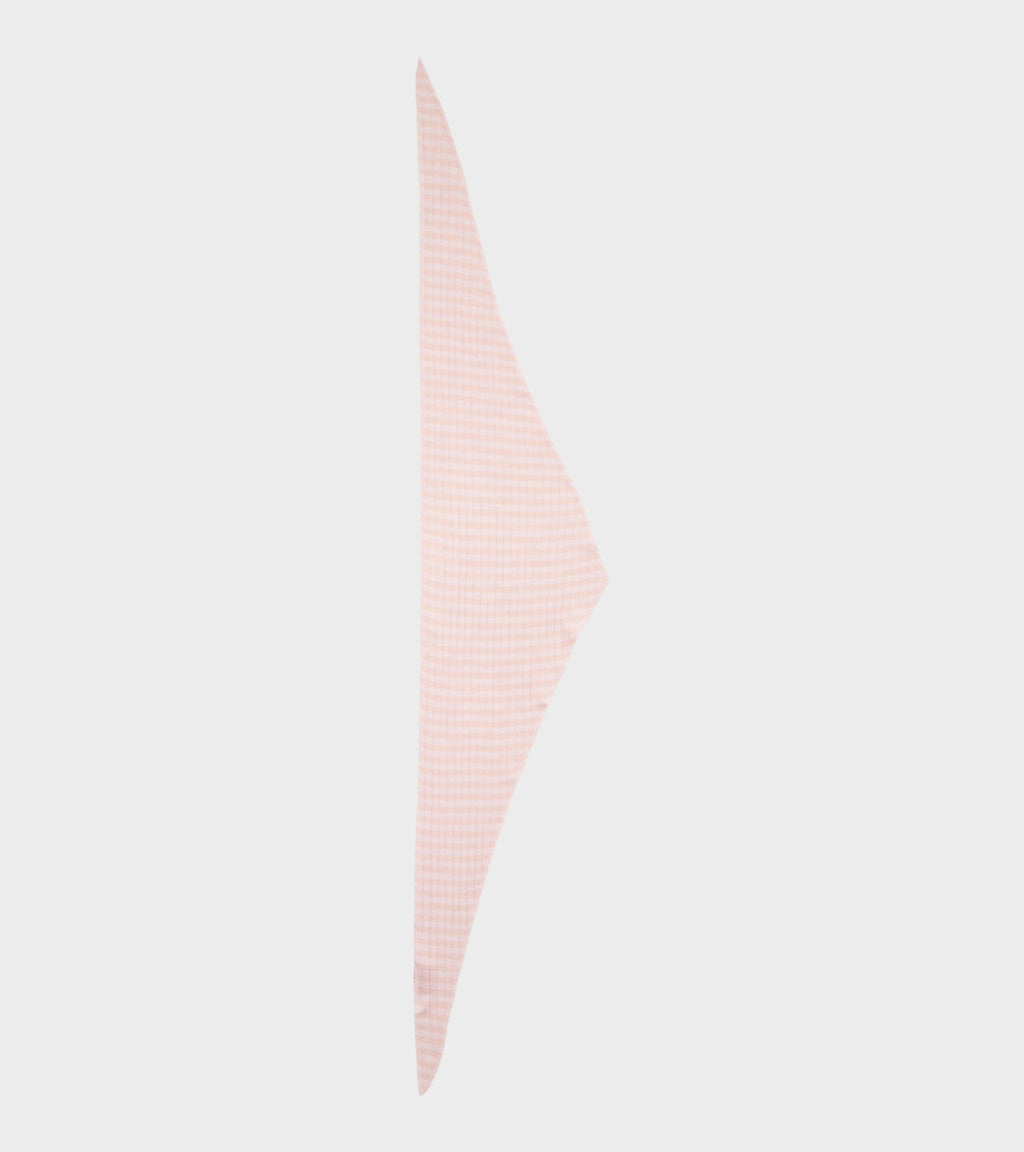Scarf Triangle Wool Rose/Violet