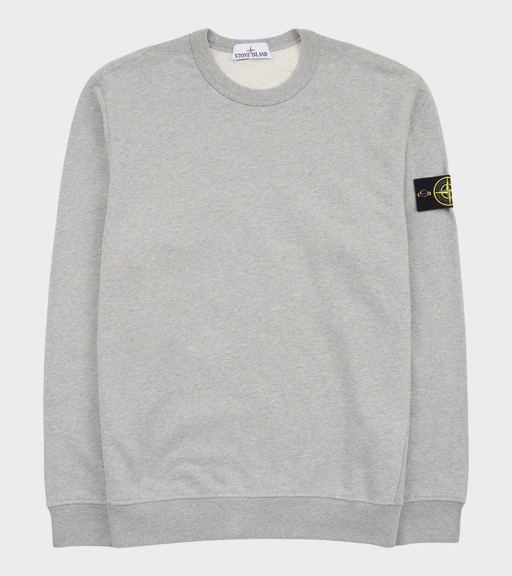 Patch Sweatshirt Grey Melange