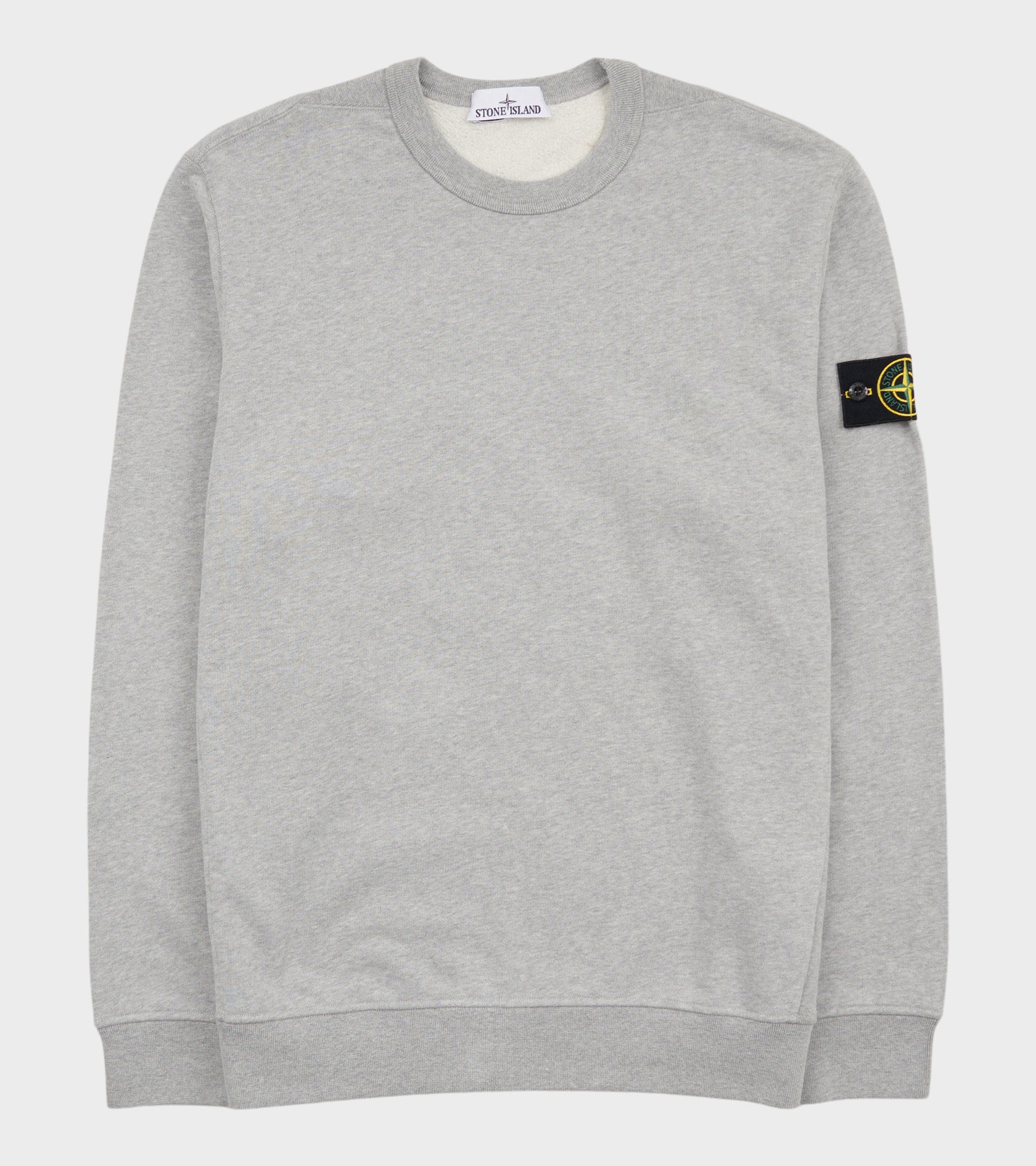 Patch Sweatshirt Grey Melange