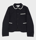 Piping Jacket Navy/White