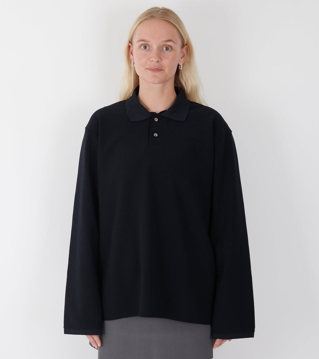 Lay2 Long-Sleeve Polo Ink