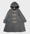 Hooded Wool Coat Grey