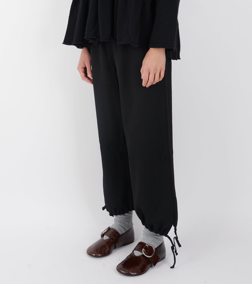 Drawstring Pants Black