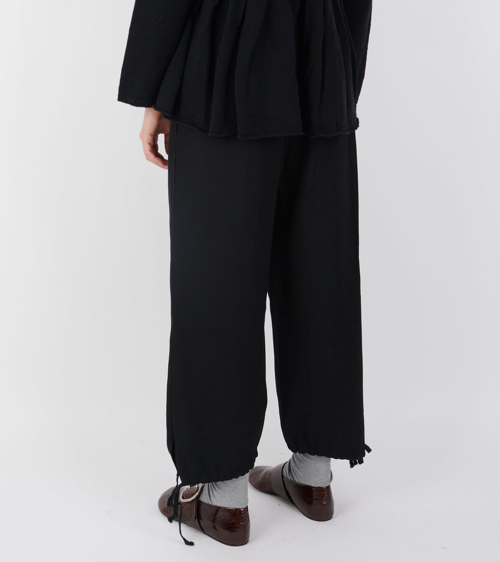 Drawstring Pants Black