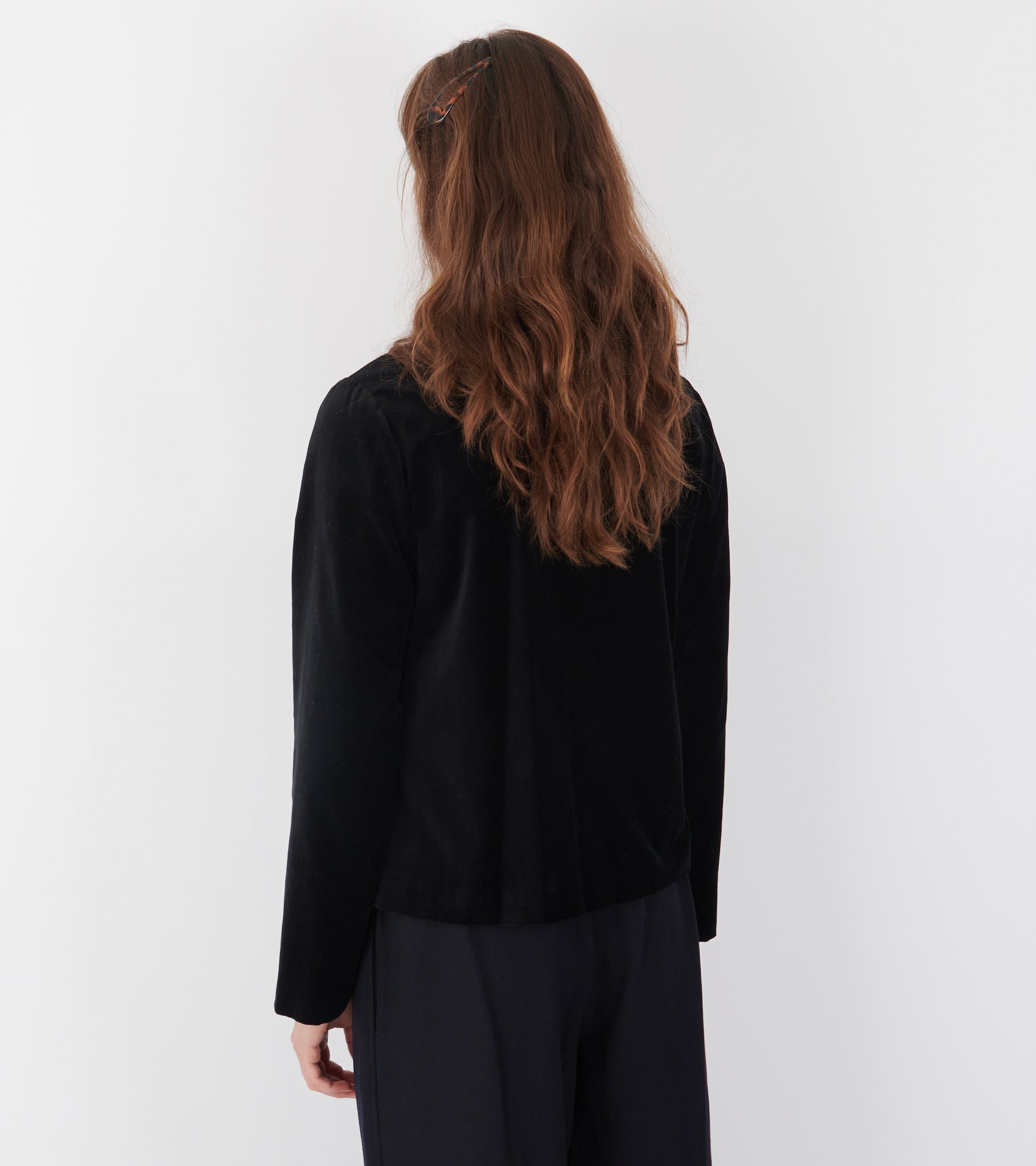 Velvet Jacket Black