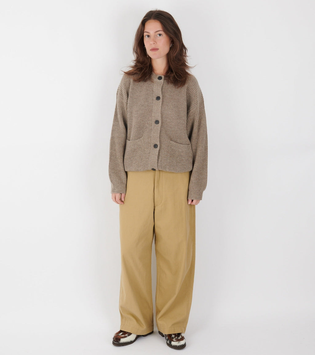 Wide Chino Pants Beige