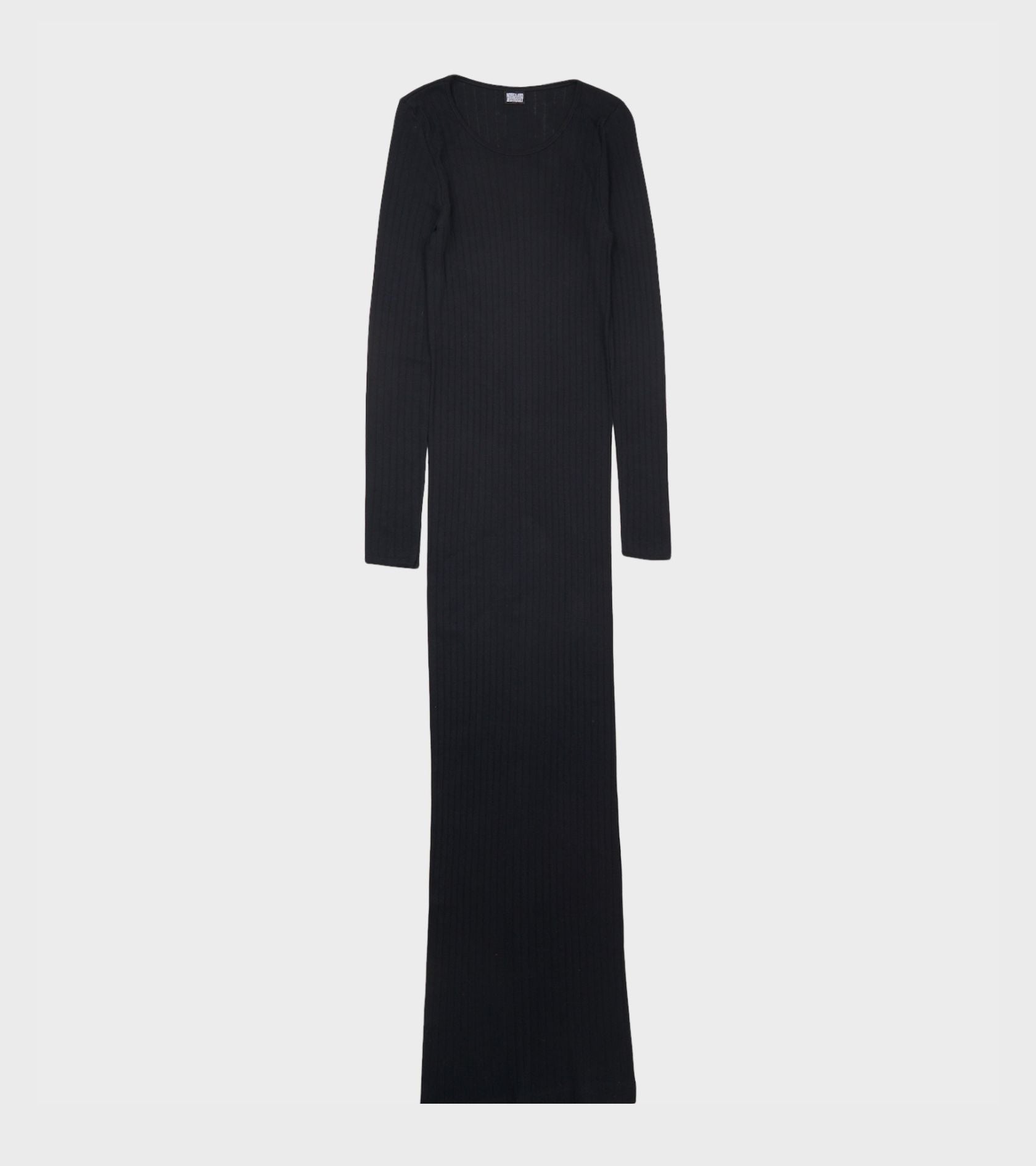 101 Long John Rib Dress Black