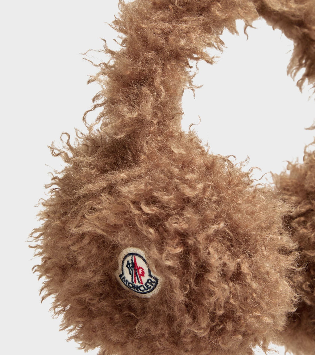 Padded Teddy Ear Muffs Brown