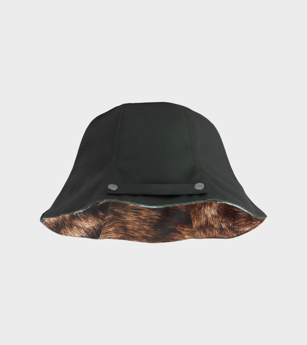 Cordura Sauna Hat Olive/Wild Dog Print