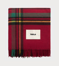 Lambswool Blanket Red Plaid