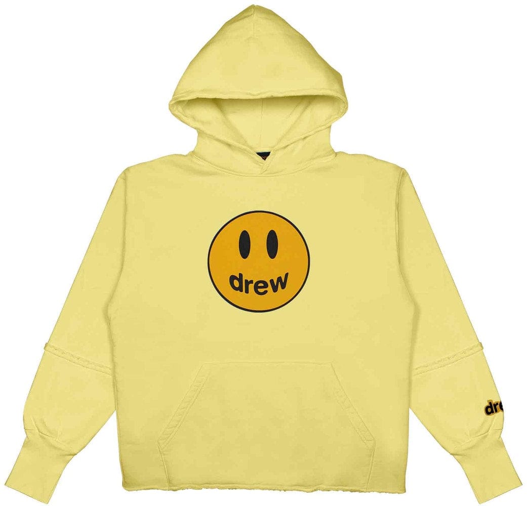DREW HOUSE DECONSTRUCTED MASCOT HOODIE LIGHT YELLOW