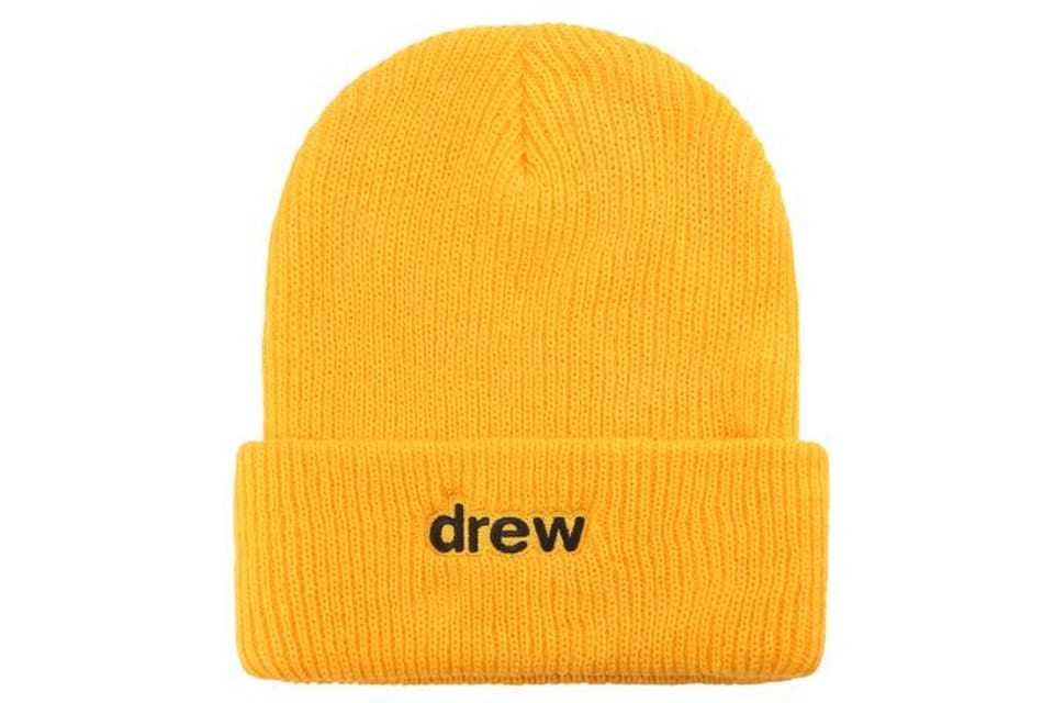 DREW HOUSE SECRET WAFFLE BEANIE GOLDEN YELLOW