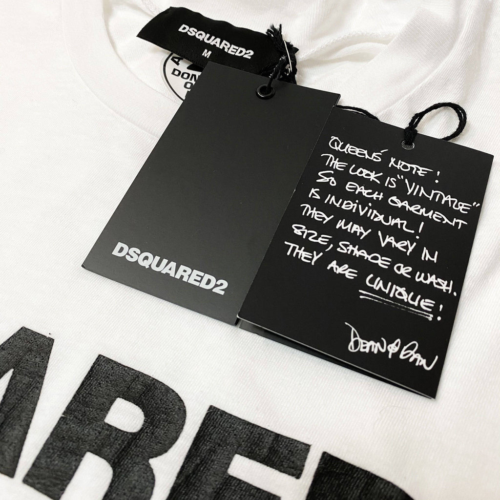 DSQUARED2 White 'Born In Canada' Tee