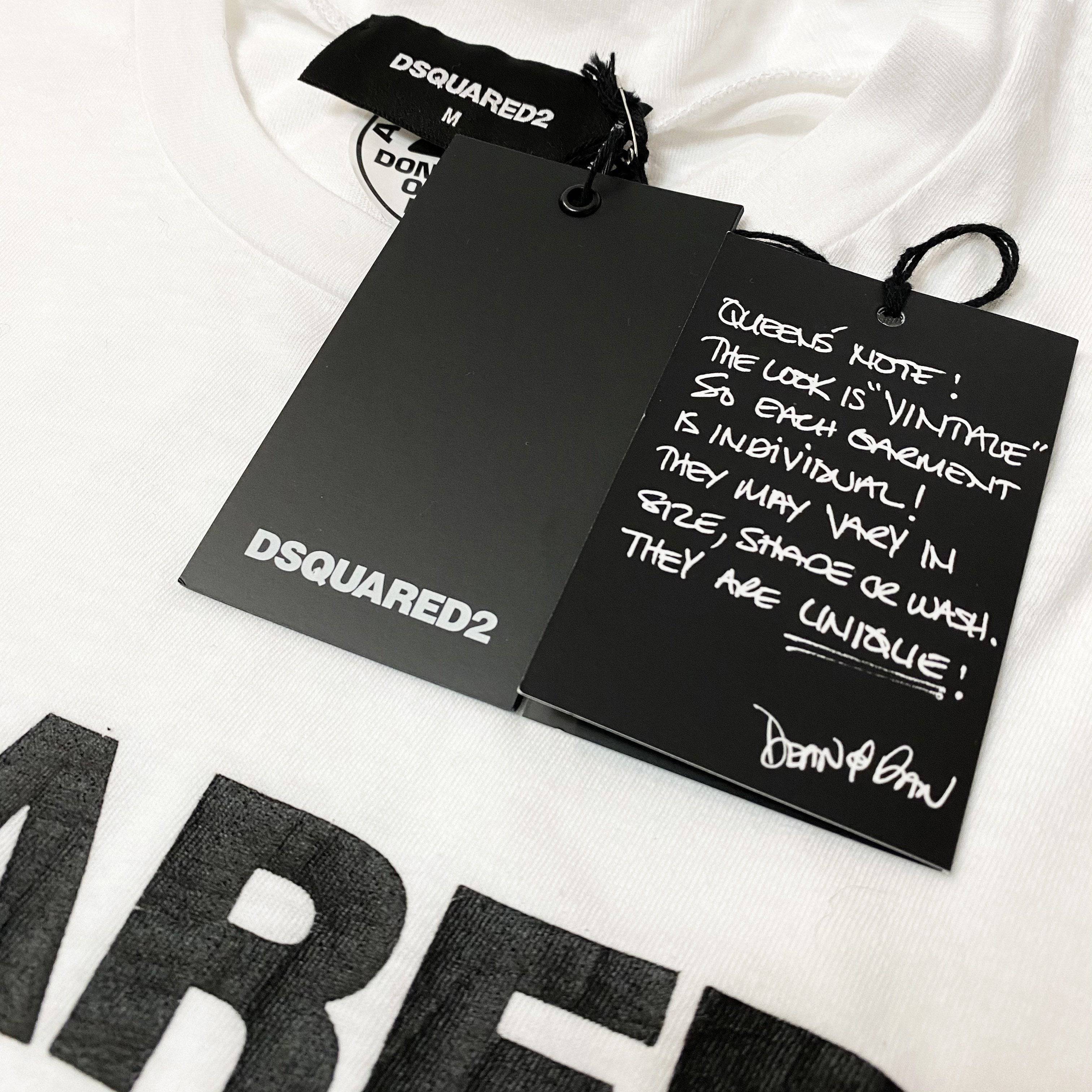 DSQUARED2 White 'Born In Canada' Tee
