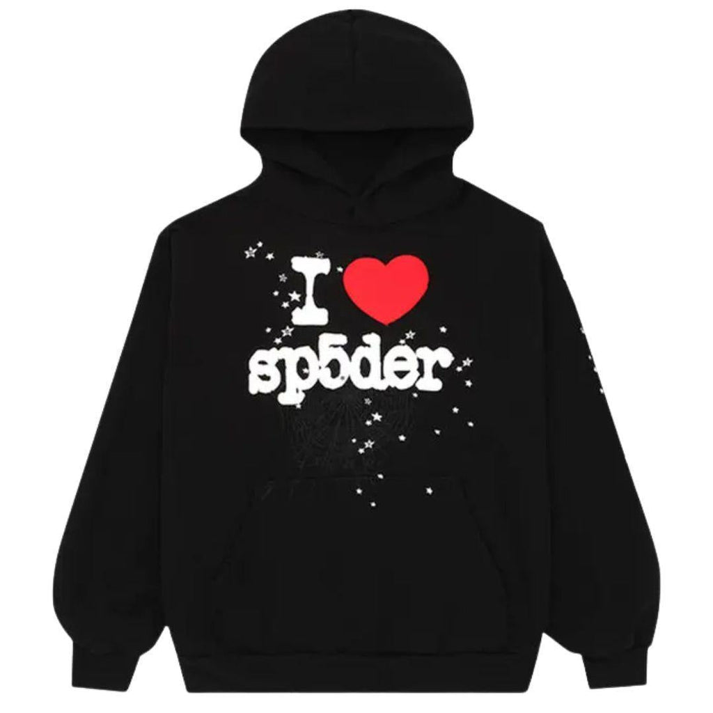 SP5DER SOUVENIR HOODIE BLACK