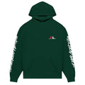 MALBON FUTURA TAG HOODIE FOREST GREEN
