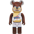 BEARBRICK X SPACE JAM TASMANIAN DEVIL 400% BROWN