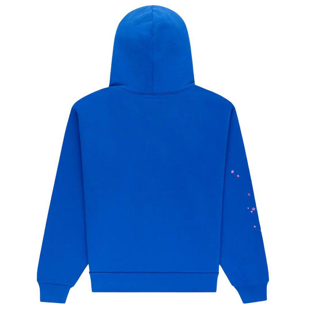 SP5DER ANGEL NUMBER HOODIE BLUE