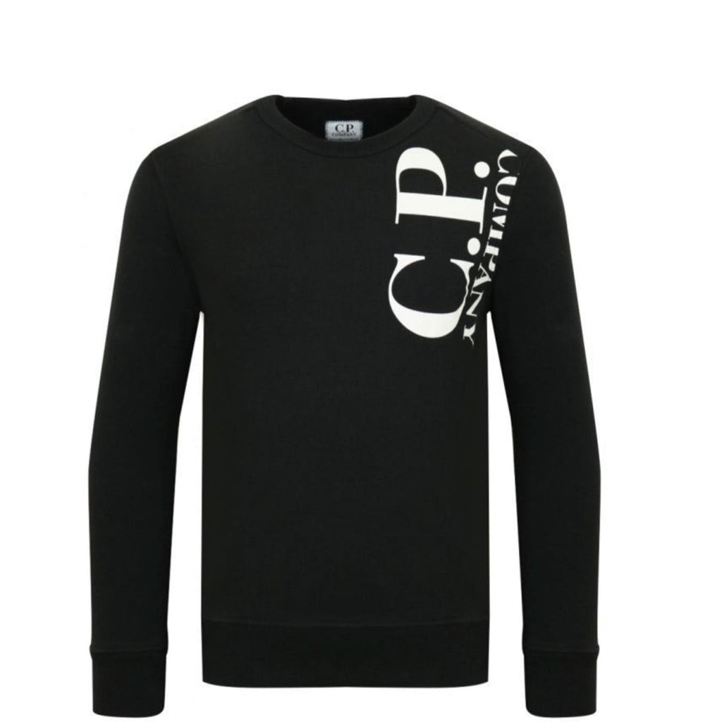 Kids CP Company White Logo Sweatshirt